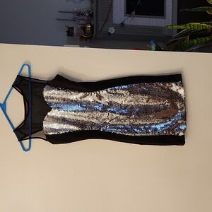 Bongo Sequin Bodycon Dress Size S